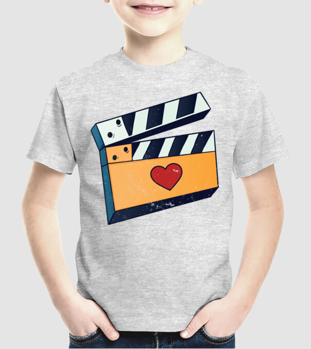 Cinema Film model gri pe tricou