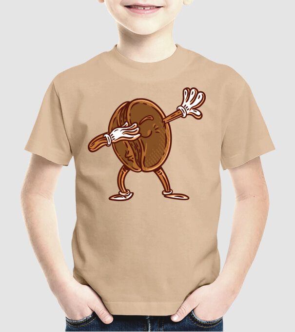 Cafea DAB model nisipiu pe tricou