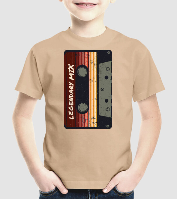 Casetă Legendary Mix model nisipiu pe tricou