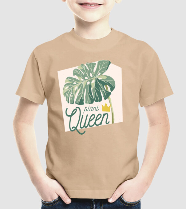Plant Queen model nisipiu pe tricou