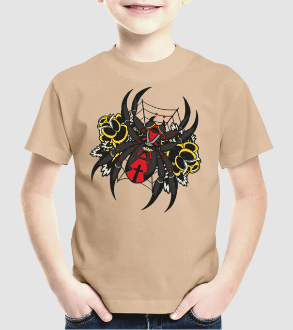 Păianjen model nisipiu pe tricou