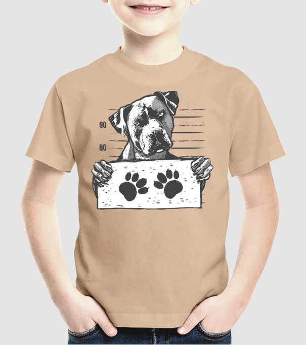 Staffordshire Terrier Închisoare model nisipiu pe tricou