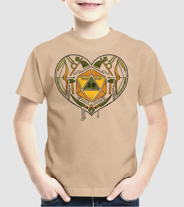 Joc de rol Dragoste model nisipiu pe tricou