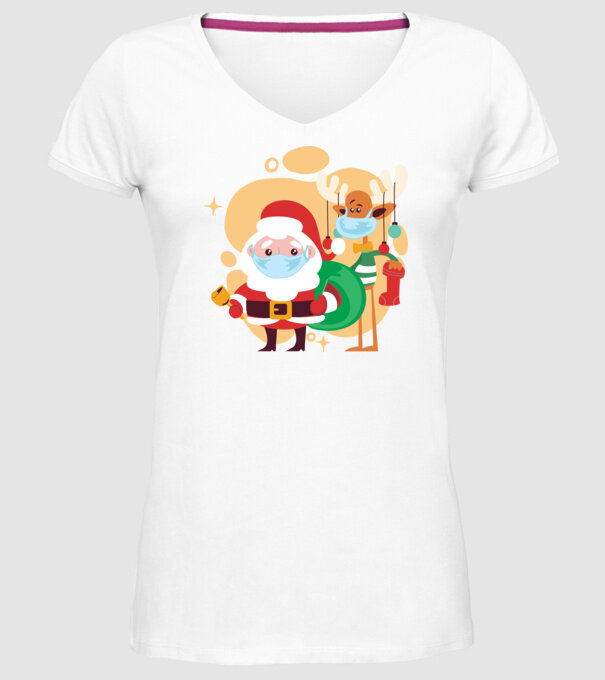 model alb pe tricou