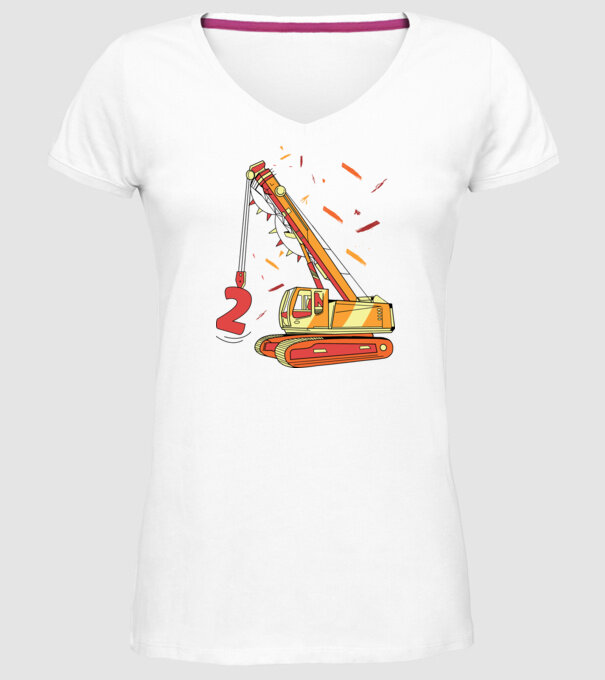 Prindere 2nd Birthday model alb pe tricou