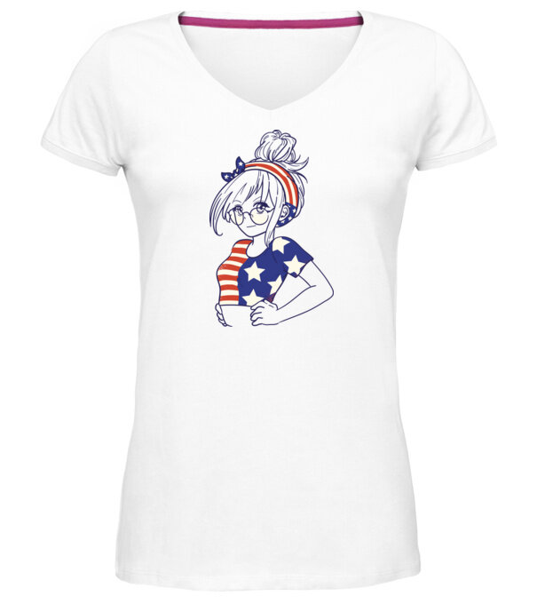  model  pe tricou