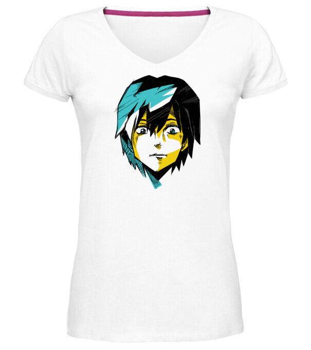  model  pe tricou