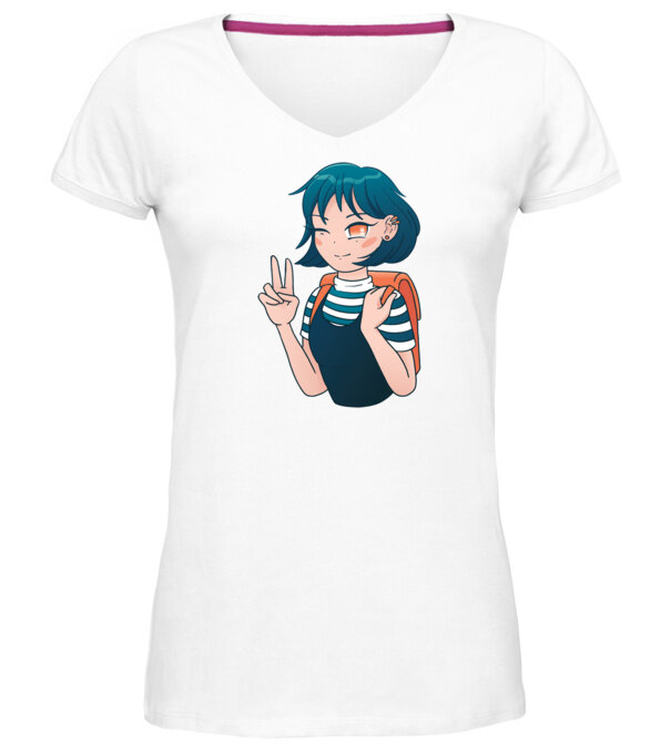  model  pe tricou