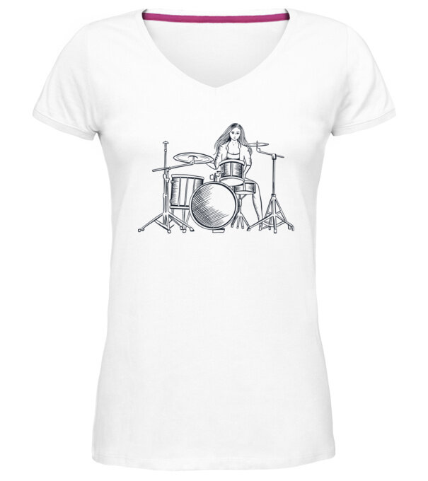  model  pe tricou