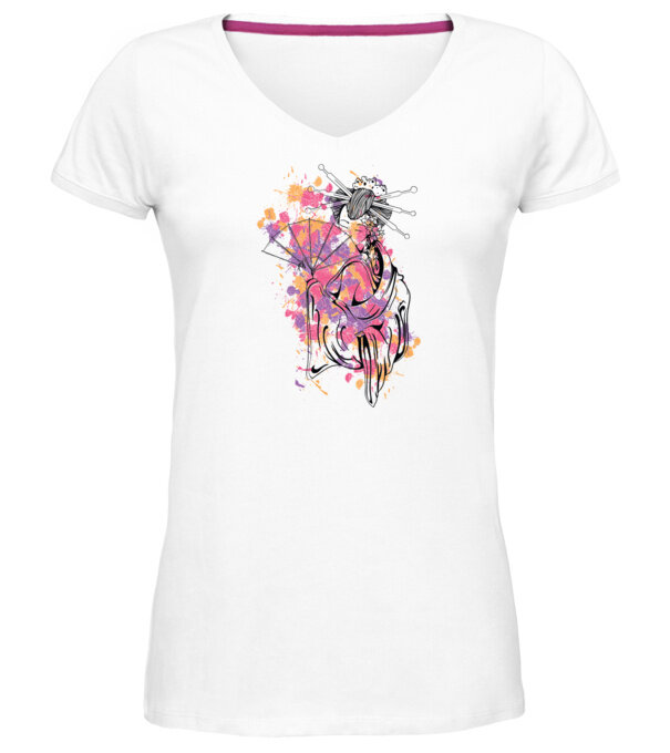  model  pe tricou