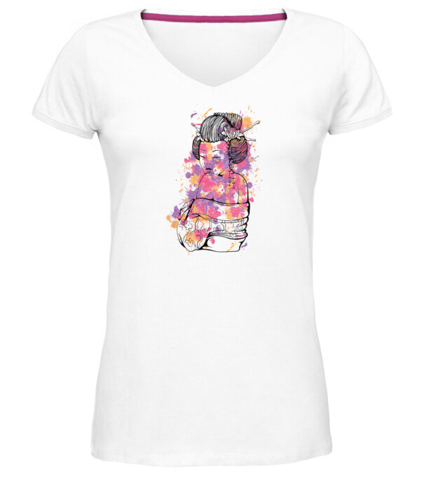  model  pe tricou