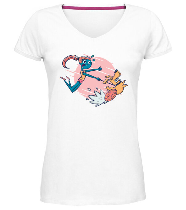  model  pe tricou