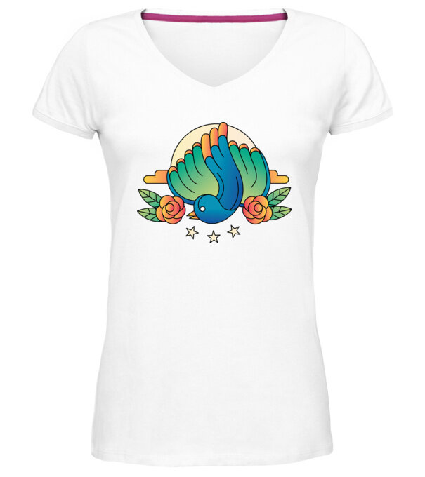  model  pe tricou