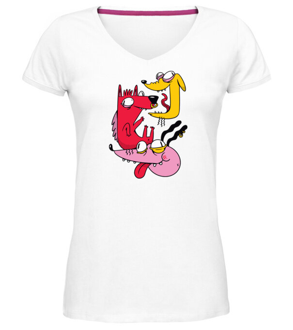  model  pe tricou
