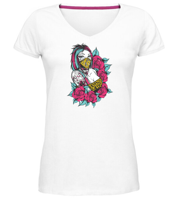  model  pe tricou