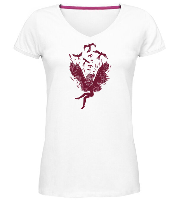  model  pe tricou