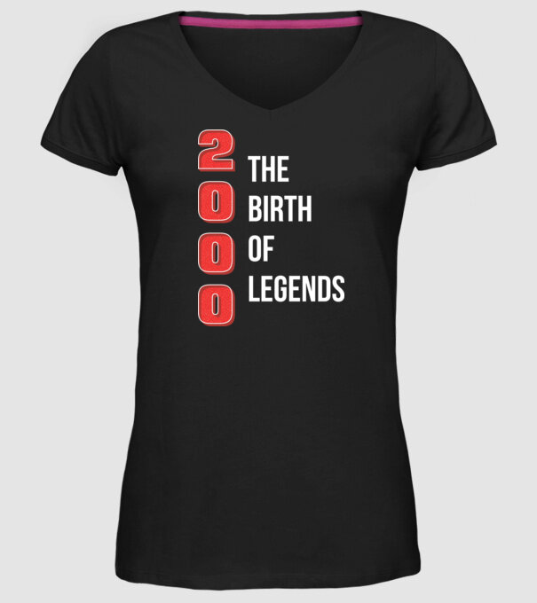 2000 the birth of legends model negru pe tricou