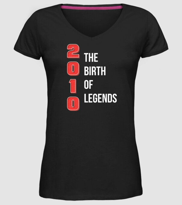 2010 the birth of legends model negru pe tricou