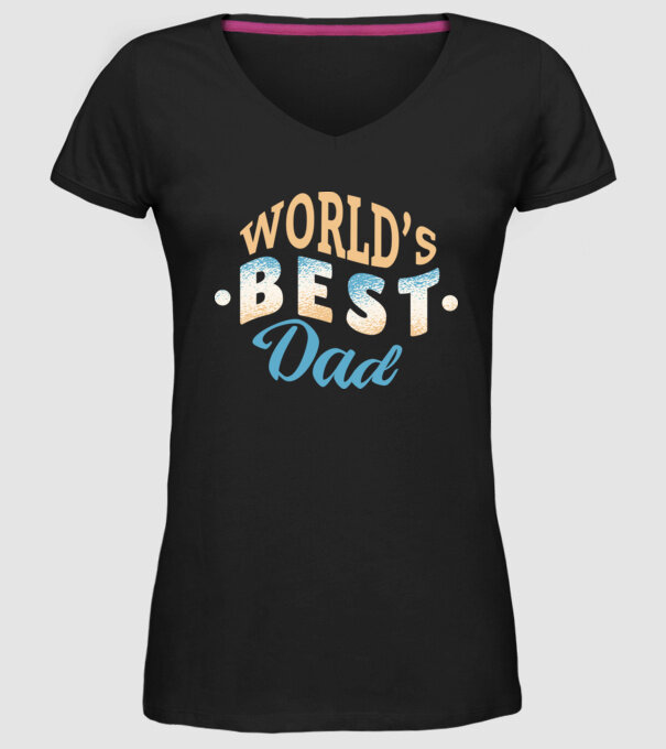 Cel mai bun Tătic din lume model negru pe tricou