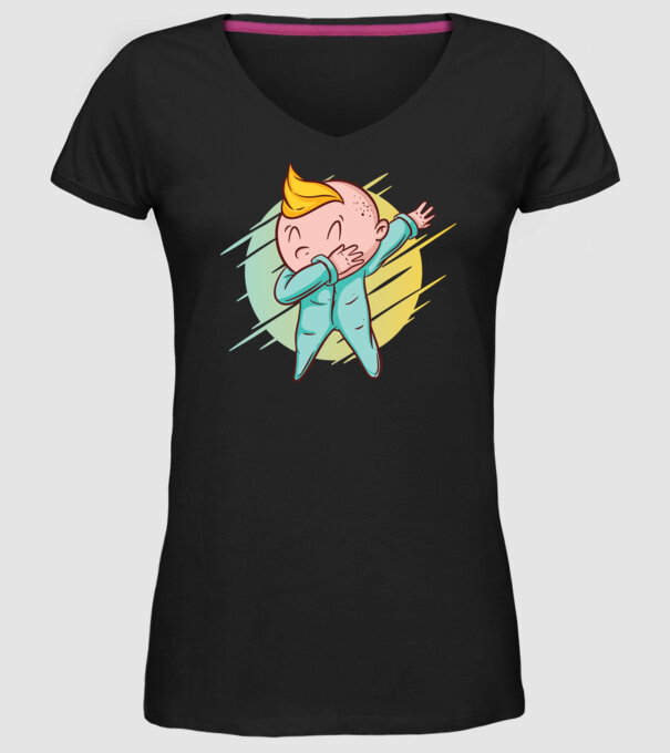 Bebe DAB model negru pe tricou