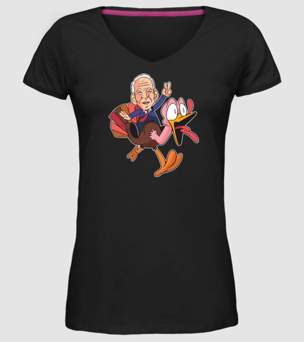 Biden Thanksgiving model negru pe tricou