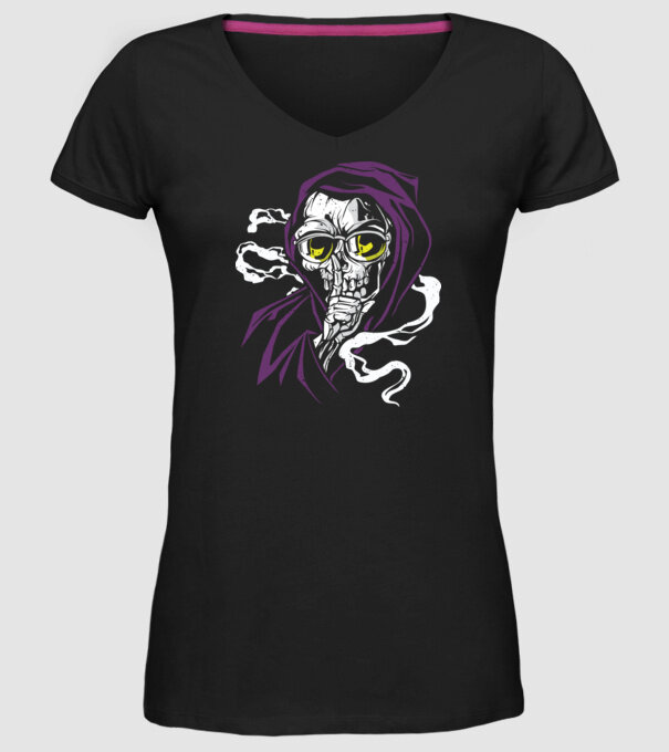 Ucigaș tăcut model negru pe tricou