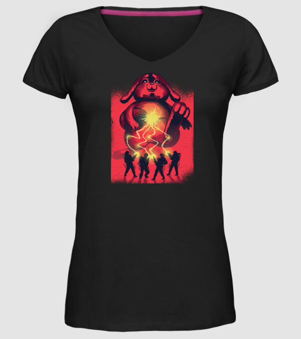 Easter Busters model negru pe tricou