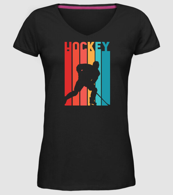Hochei Retro model negru pe tricou