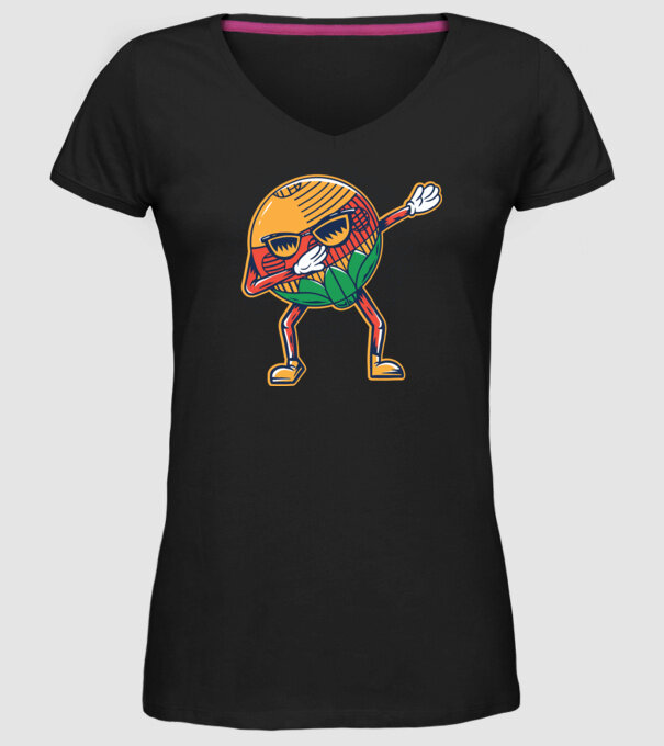 Dubă DAB cărți de joc maghiare model negru pe tricou