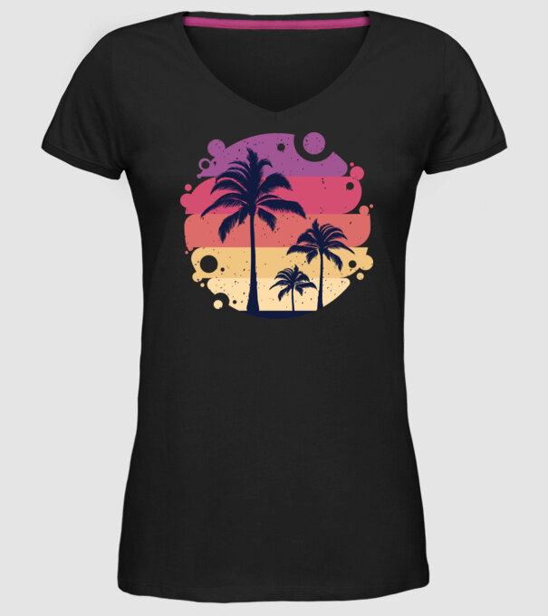 Retro Vara model negru pe tricou