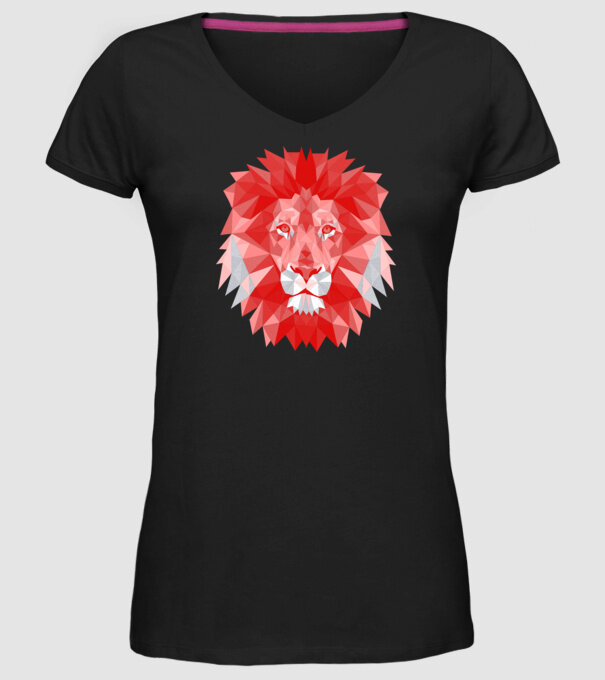 Red Lion model negru pe tricou