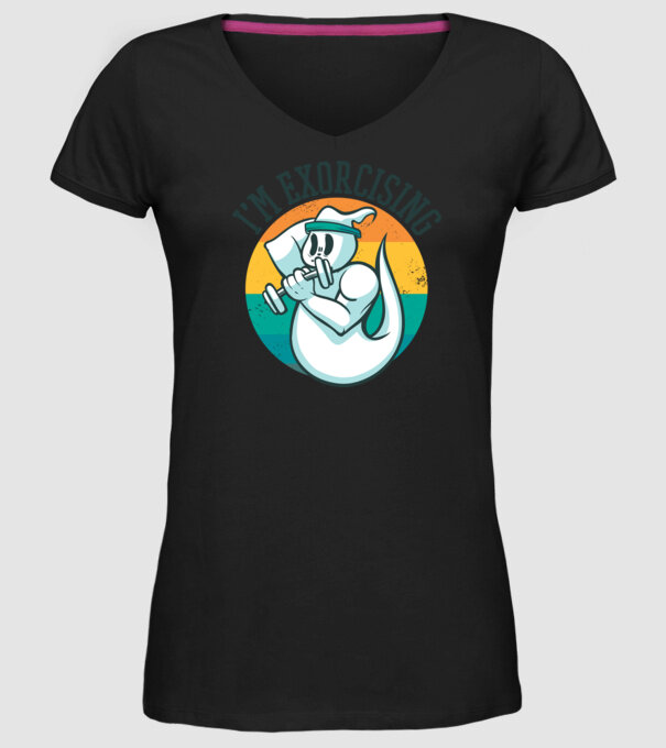 Antrenament Fantomă (Spirit?) model negru pe tricou