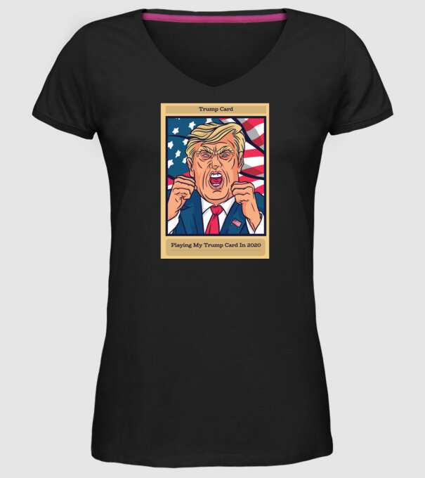 model negru pe tricou