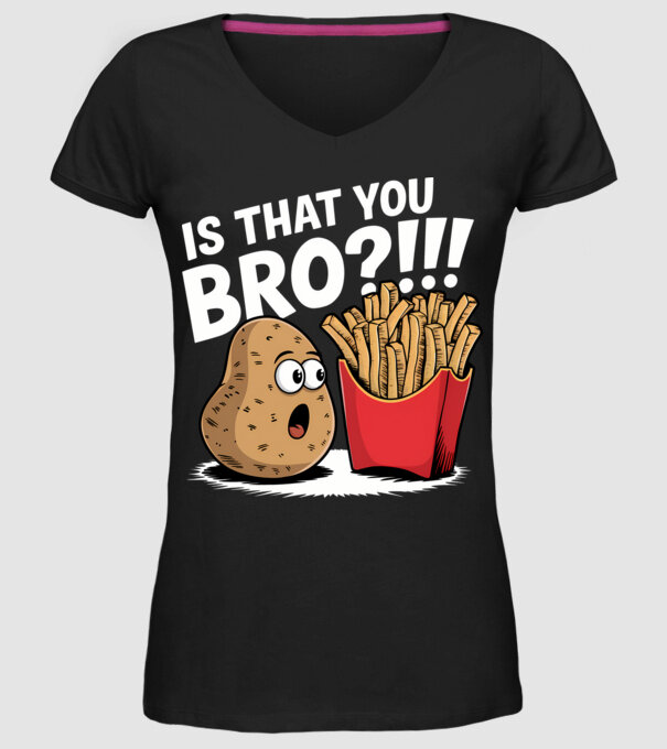 Is that you BRO?!! Negru model negru pe tricou