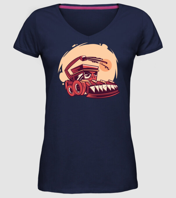 Secerătoare model albastru închis pe tricou