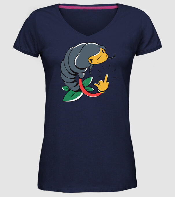 Izopodă model albastru închis pe tricou
