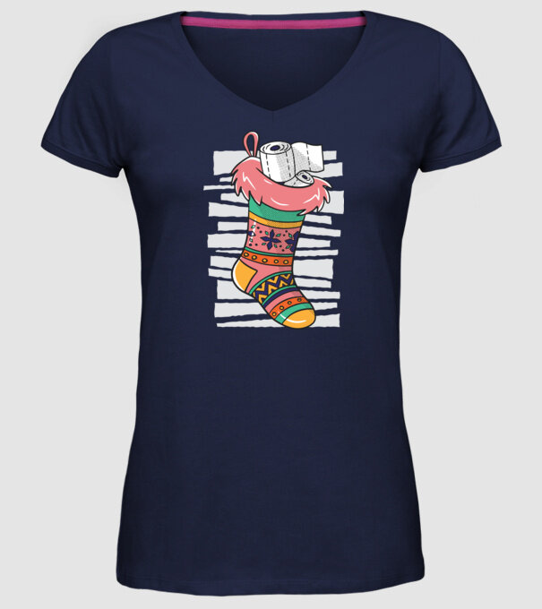 Christmas Gift 2020 model albastru închis pe tricou