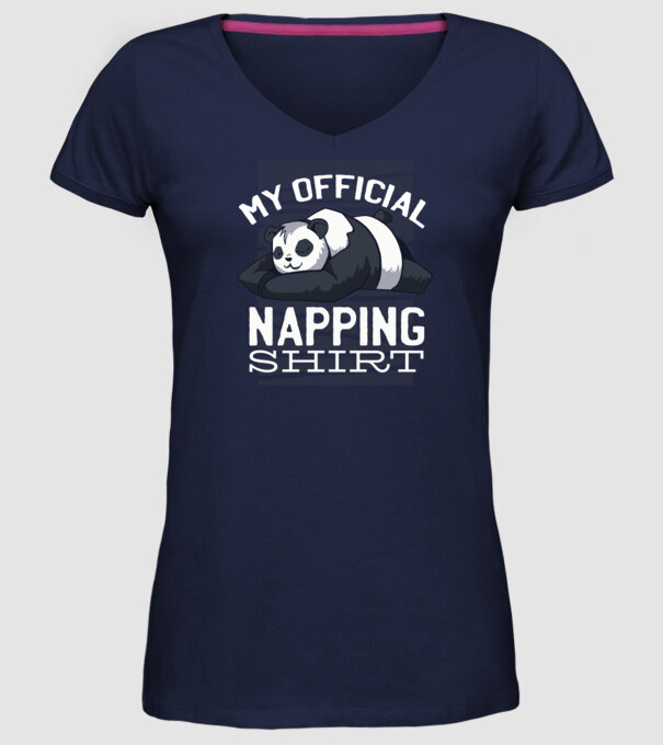 This is my official napping T-shirt, tricou amuzant odihnă model albastru închis pe tricou