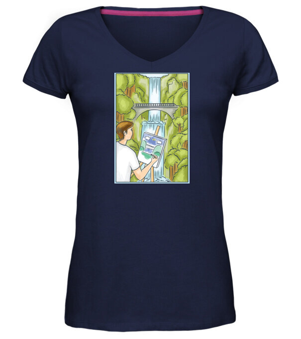  model  pe tricou