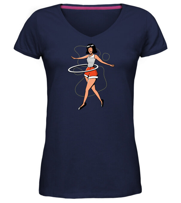  model  pe tricou