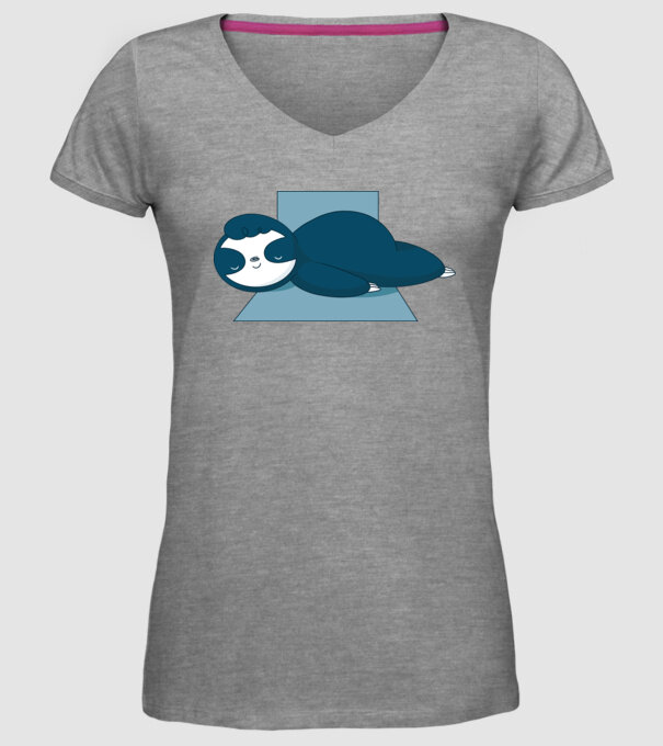 Leneș dormind model gri pe tricou