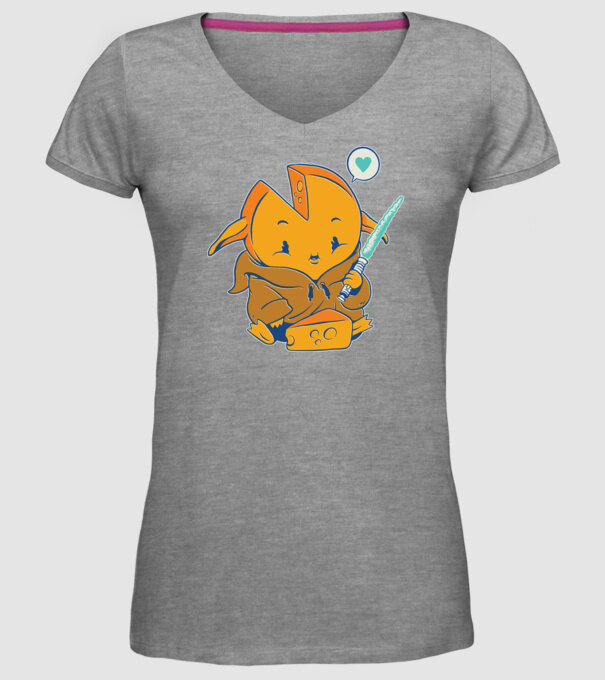 Baby Gouda model gri pe tricou