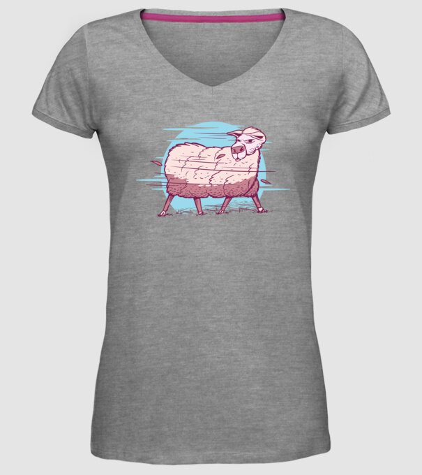 Miel în furtună model gri pe tricou
