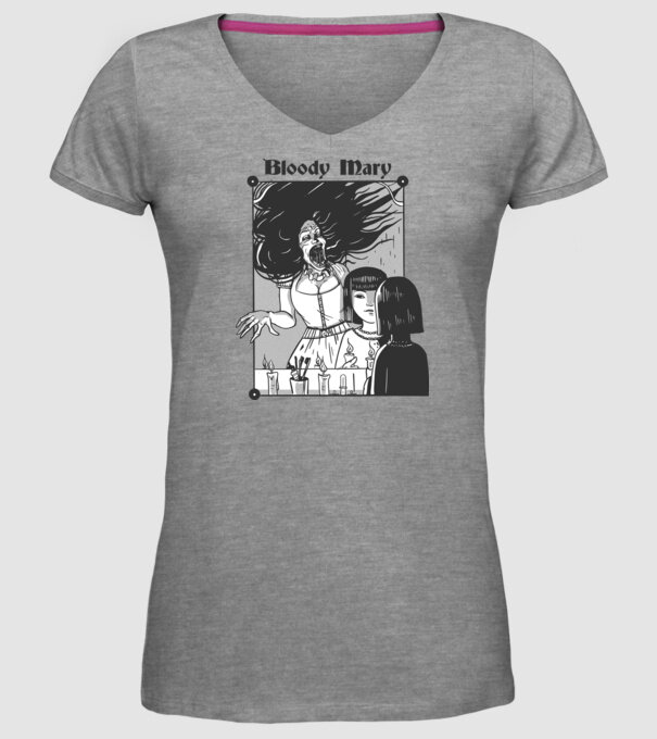 Bloody Mary model gri pe tricou
