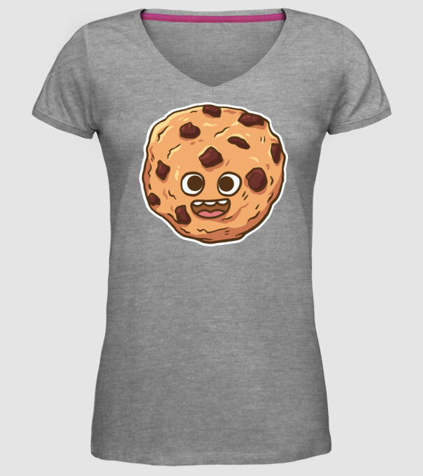 Cookie drăguț model gri pe tricou