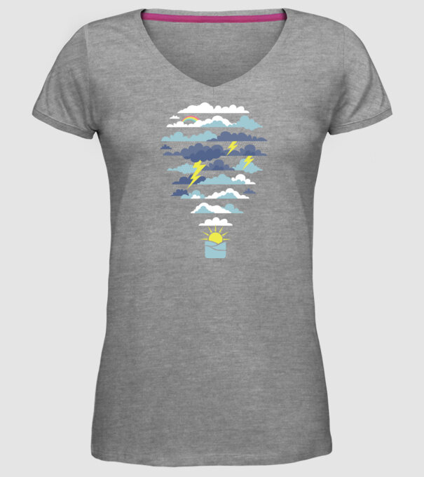 Nor Balon model gri pe tricou