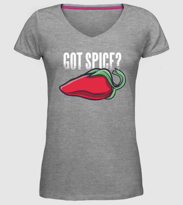 Got Spice ardei model gri pe tricou