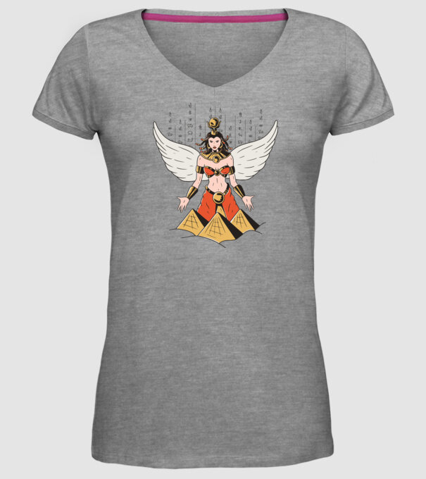 Zeița Isis model gri pe tricou