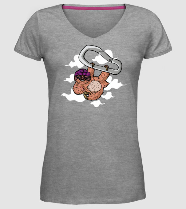Carabină pentru Leneș model gri pe tricou