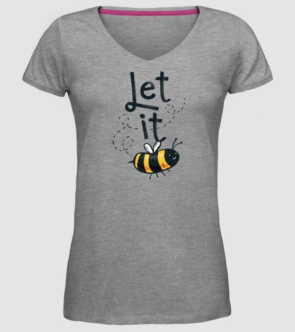 Let it bee - Apicultor model gri pe tricou